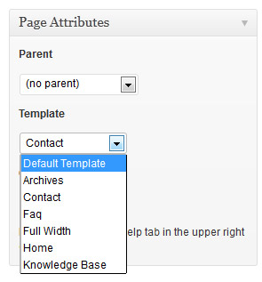 Page Templates